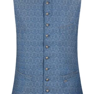 Trachtenweste Taddeo (blau