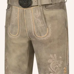 Lederhose Ryann mit Gürtel – Bild 3