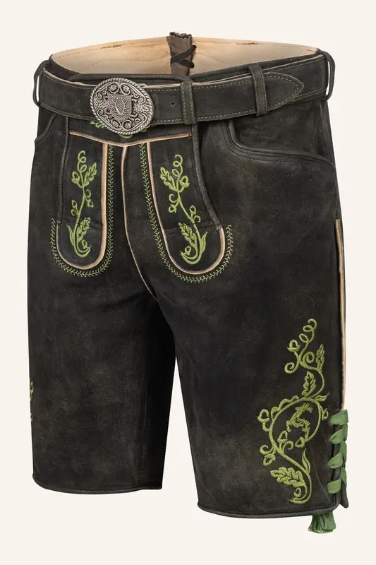 Lederhose Tilo mit Gürtel – Bild 3