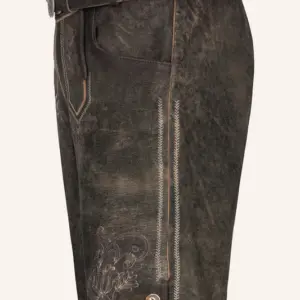 Lederhose Arijus mit Gürtel – Bild 4