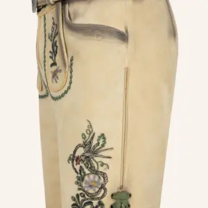 Lederhose Darian mit Gürtel – Bild 4