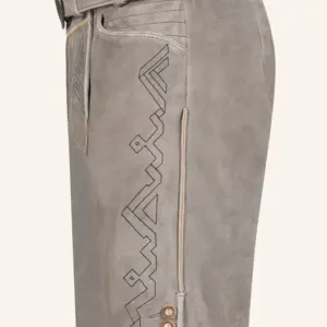 Lederhose Xilas mit Gürtel – Bild 4