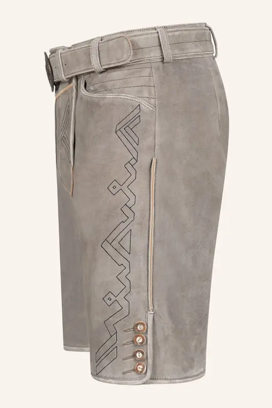 Lederhose Xilas mit Gürtel – Bild 4