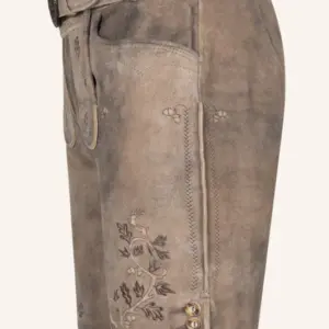 Lederhose Berno mit Gürtel – Bild 4