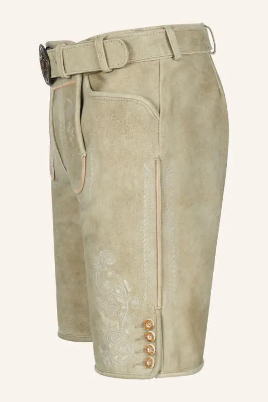 Lederhose Miquel mit Gürtel – Bild 4