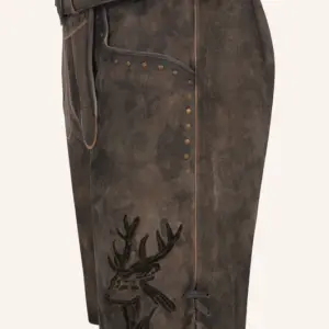 Lederhose Matze mit Gürtel – Bild 4