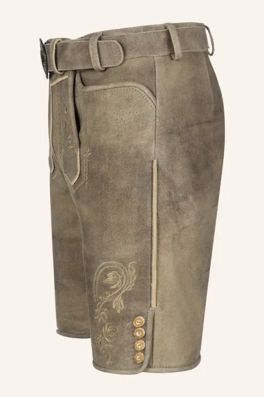 Lederhose Iwan mit Gürtel – Bild 4