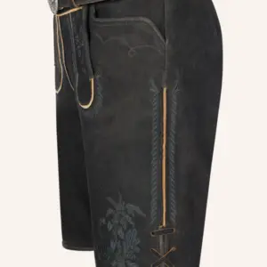 Lederhose Edo mit Gürtel – Bild 4