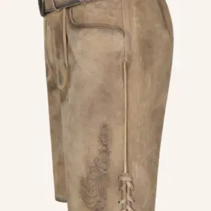 Lederhose Baldur mit Gürtel – Bild 4