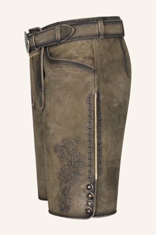 Lederhose Ramiel mit Gürtel – Bild 4