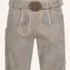 Lederhose Xilas mit Gürtel