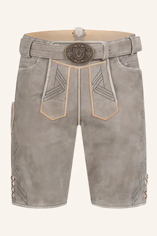 Lederhose Xilas mit Gürtel