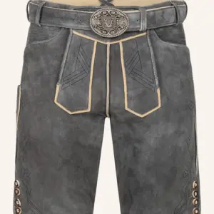 Lederhose Xilas mit Gürtel