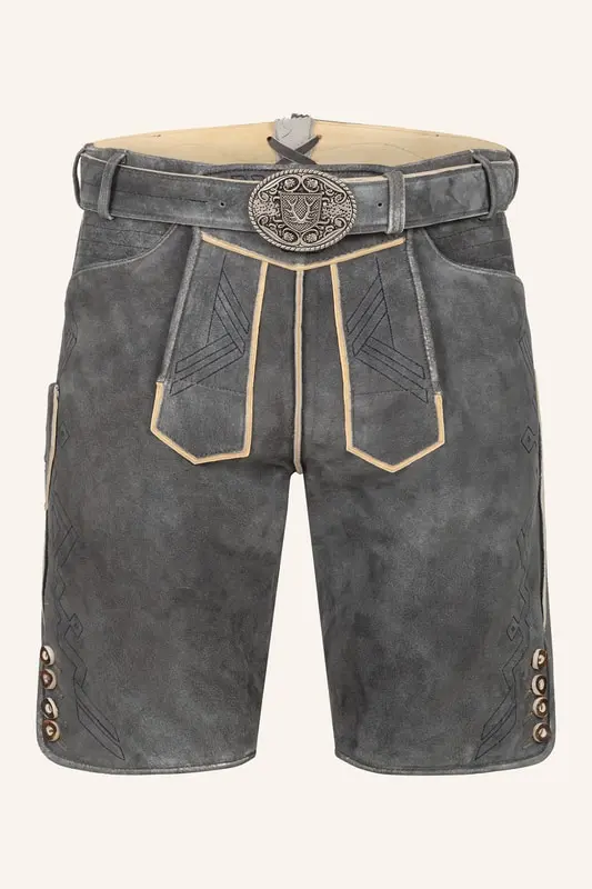 Lederhose Xilas mit Gürtel