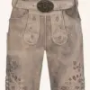 Lederhose Berno mit Gürtel