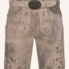 Lederhose Berno mit Gürtel