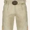 Lederhose Miquel mit Gürtel