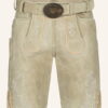 Lederhose Miquel mit Gürtel