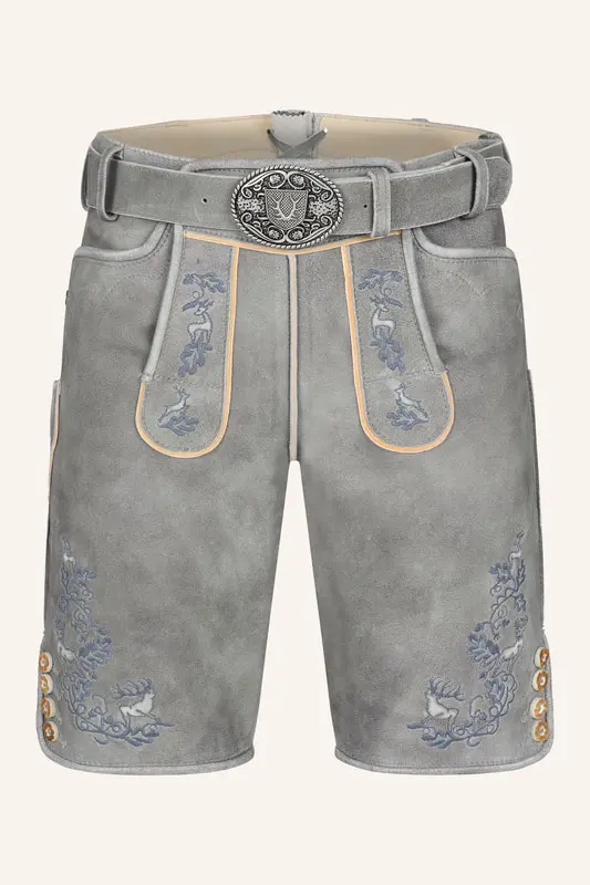 Lederhose Berat mit Gürtel