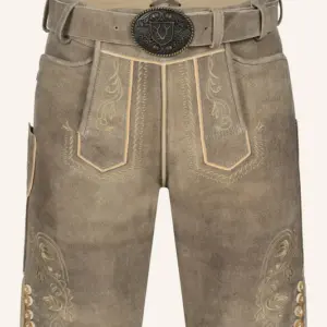 Lederhose Iwan mit Gürtel