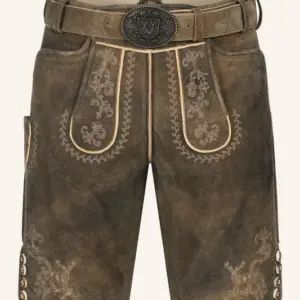 Lederhose Maylon mit Gürtel