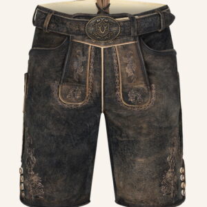 Lederhose Jihn mit Gürtel