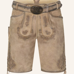 Lederhose Baldur mit Gürtel