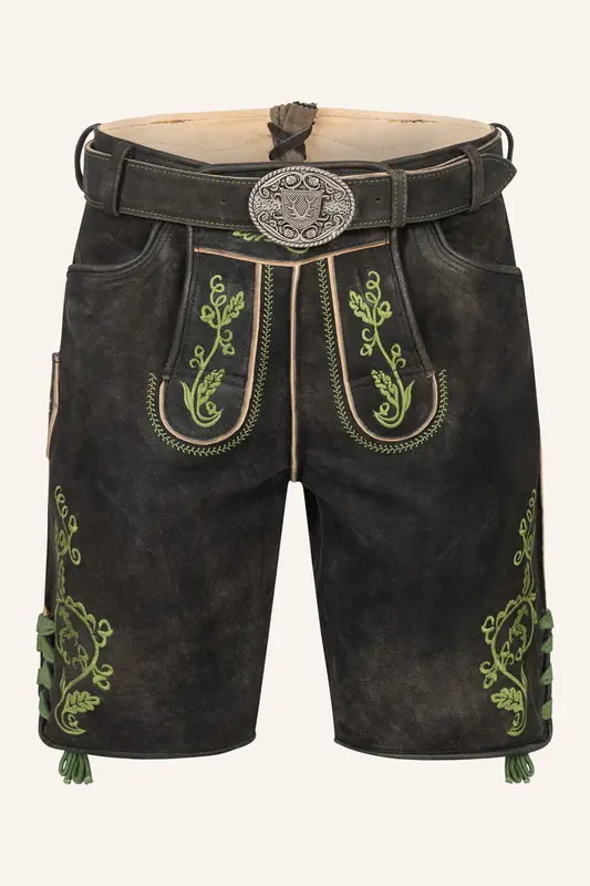 Lederhose Tilo mit Gürtel