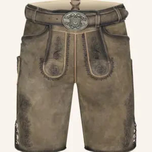 Lederhose Ramiel mit Gürtel