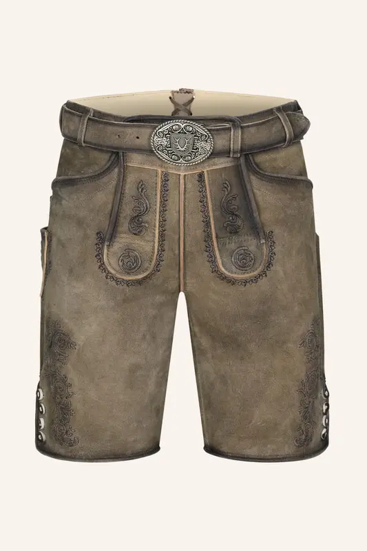 Lederhose Ramiel mit Gürtel