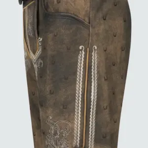 Lederhose Harvey mit Gürtel – Bild 4