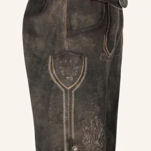 Alternative view of Lederhose Arijus mit Gürtel