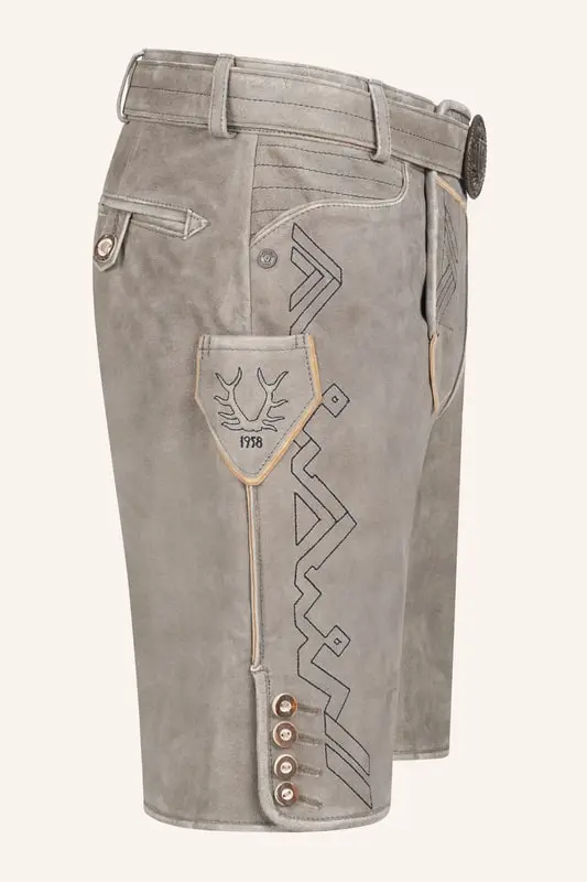 Lederhose Xilas mit Gürtel – Bild 2