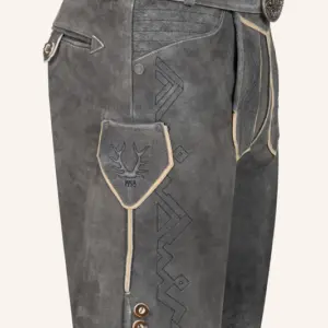 Alternative view of Lederhose Xilas mit Gürtel