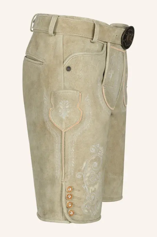 Lederhose Miquel mit Gürtel – Bild 2