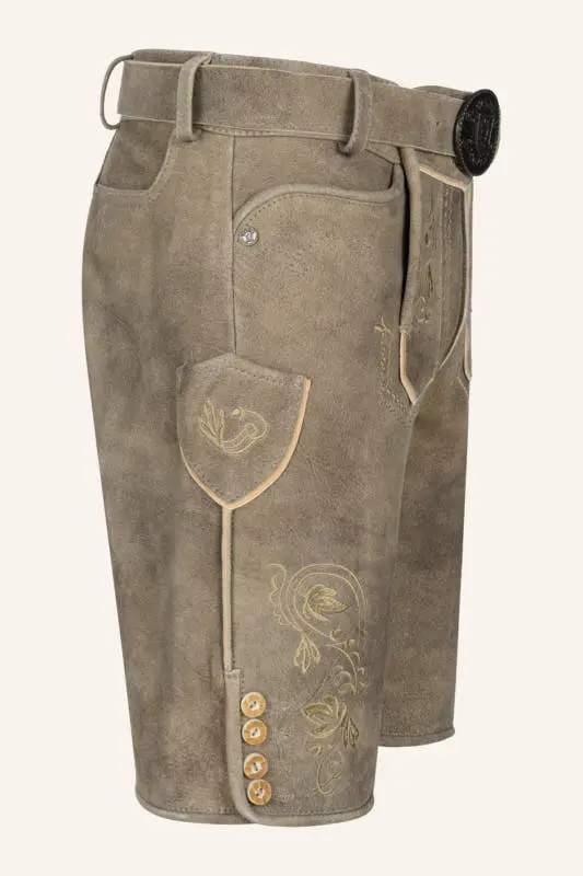 Lederhose Iwan mit Gürtel – Bild 2