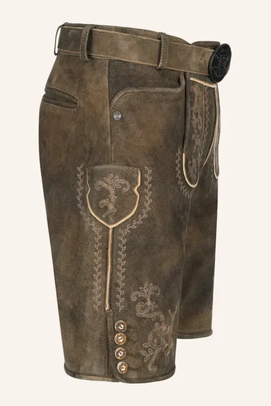 Lederhose Maylon mit Gürtel – Bild 2