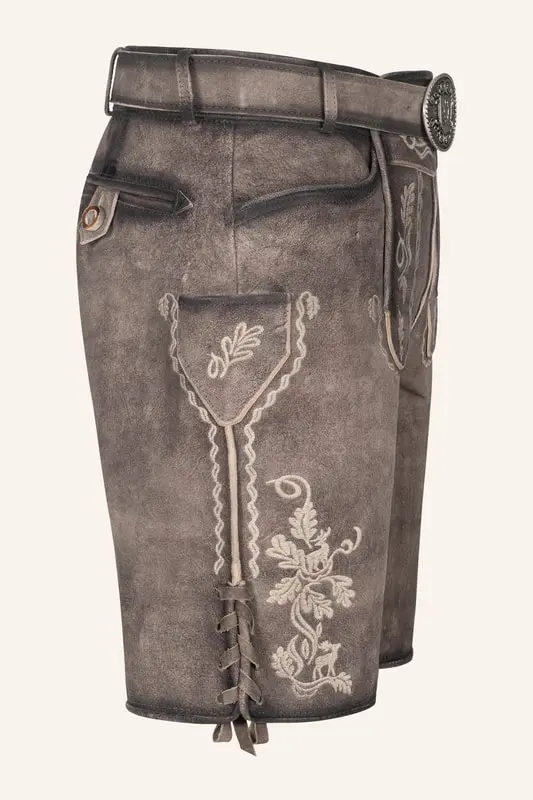 Lederhose Ulli mit Gürtel – Bild 2