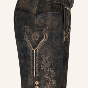 Alternative view of Lederhose Jihn mit Gürtel