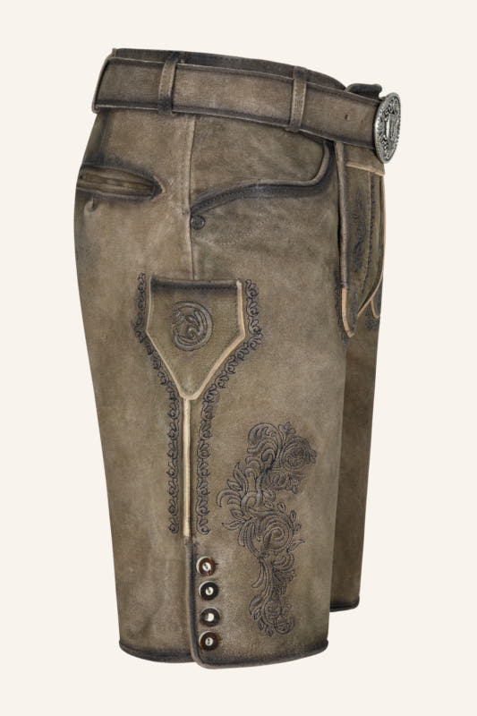 Lederhose Ramiel mit Gürtel – Bild 2