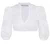 Dirndlbluse AMARIEL ~ 30 ~ weiß