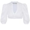 Dirndlbluse AMARIEL ~ 30 ~ weiß