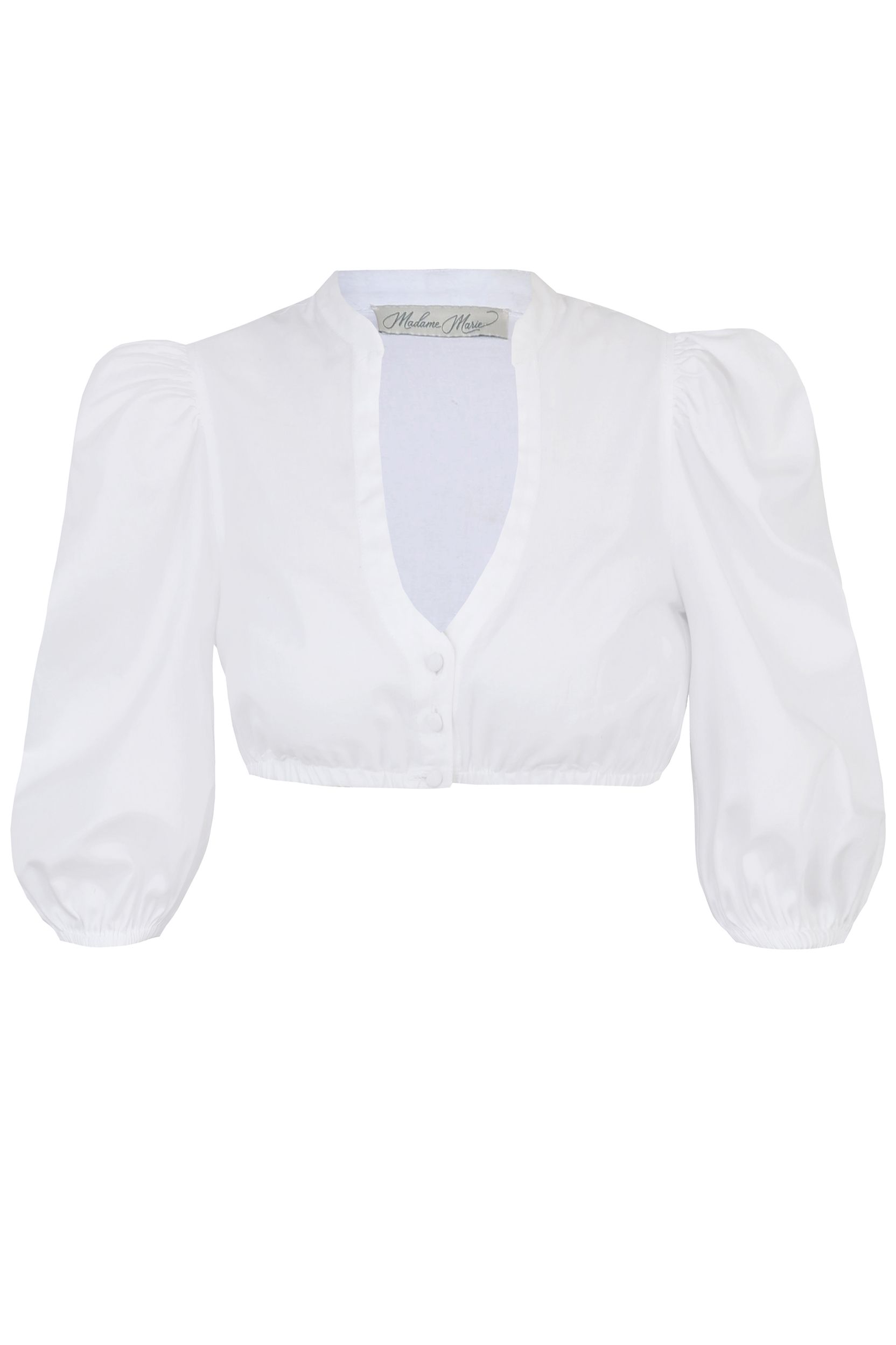 Dirndlbluse AMARIEL ~ 30 ~ weiß
