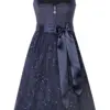 Dirndl THIERSHEIM (65 cm) ~ 38 ~ dunkelblau