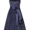 Dirndl THIERSHEIM (65 cm) ~ 38 ~ dunkelblau