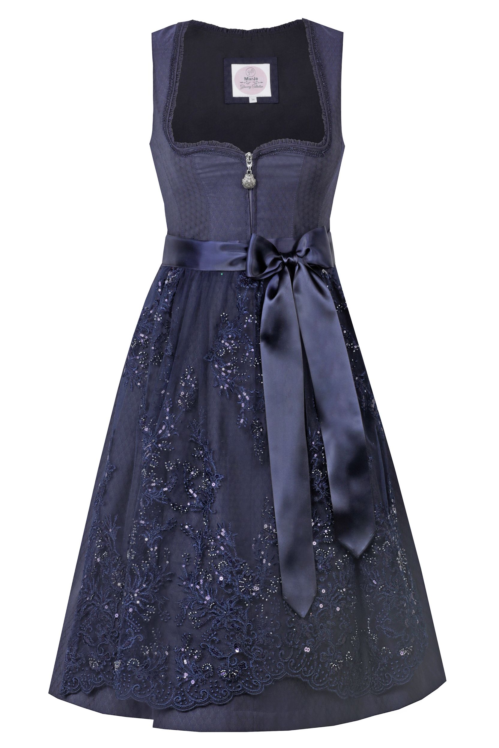 Dirndl THIERSHEIM (65 cm) ~ 38 ~ dunkelblau