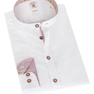 Trachtenhemd OLIVER (slim fit) ~ XL ~ rot