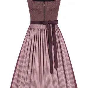 Dirndl lang 80 cm aubergine Stretch Martha 015474 ~ 36
