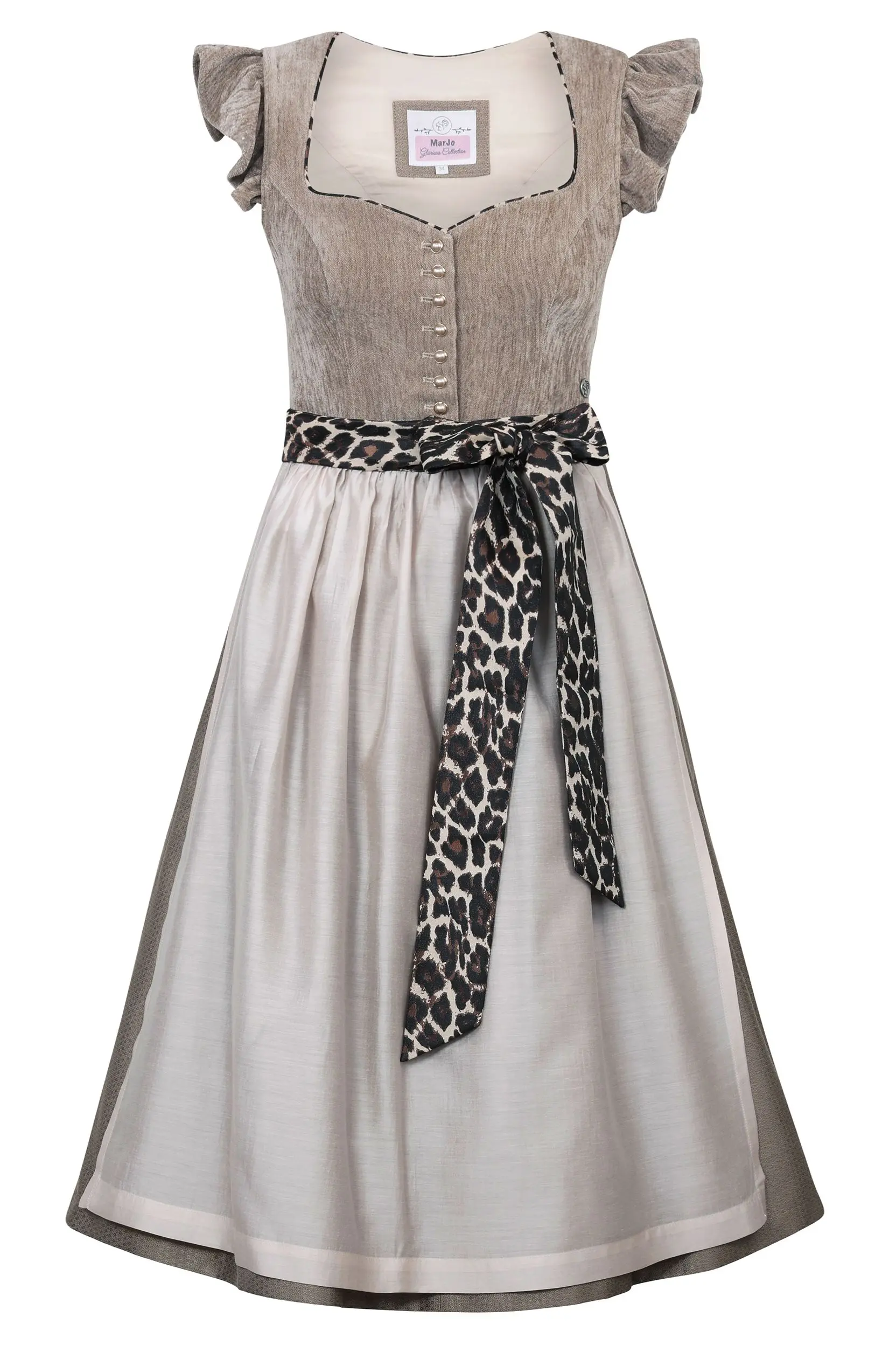 Dirndl OBERHOFEN (70 cm) ~ 30 ~ taupe