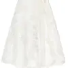 Dirndlschürze aus Blumenspitze (65 cm) ~ S ~ creme